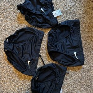 Nike Black Athletic running buns (4!)